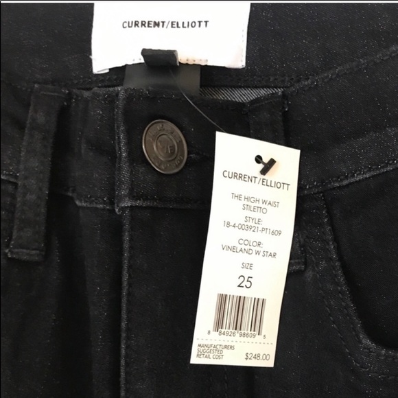 Current / Elliot High Waisted Star Jeans NWT COPY - Picture 7 of 8